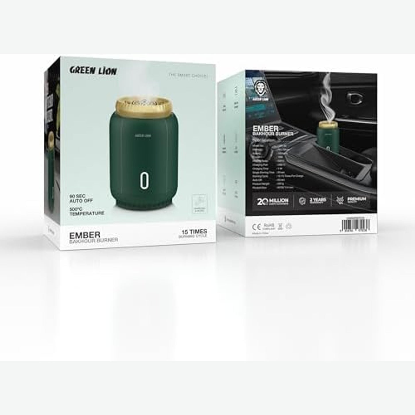 Green Lion Ember Bakhour Burner