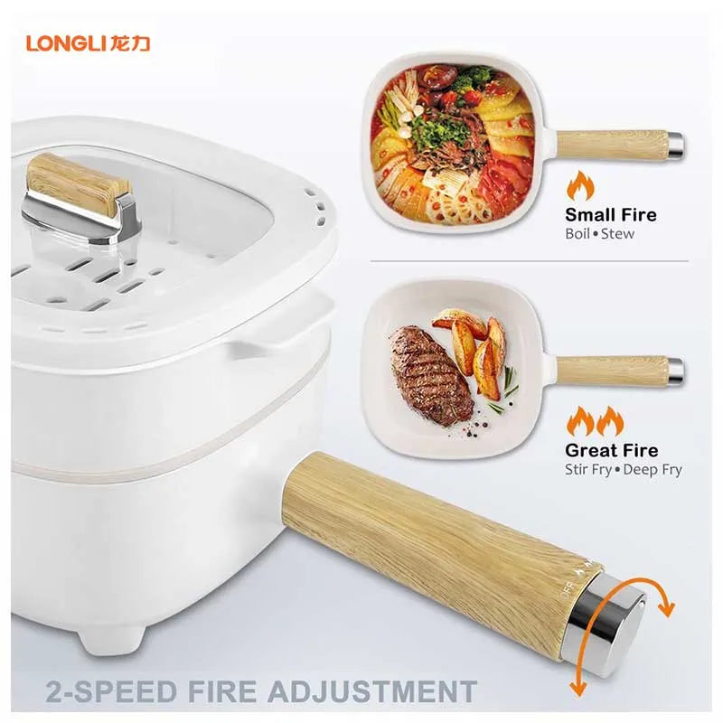 قدر طهي متعدد الأغراض لونجلي سعة 2.0 لتر - LL-9092B