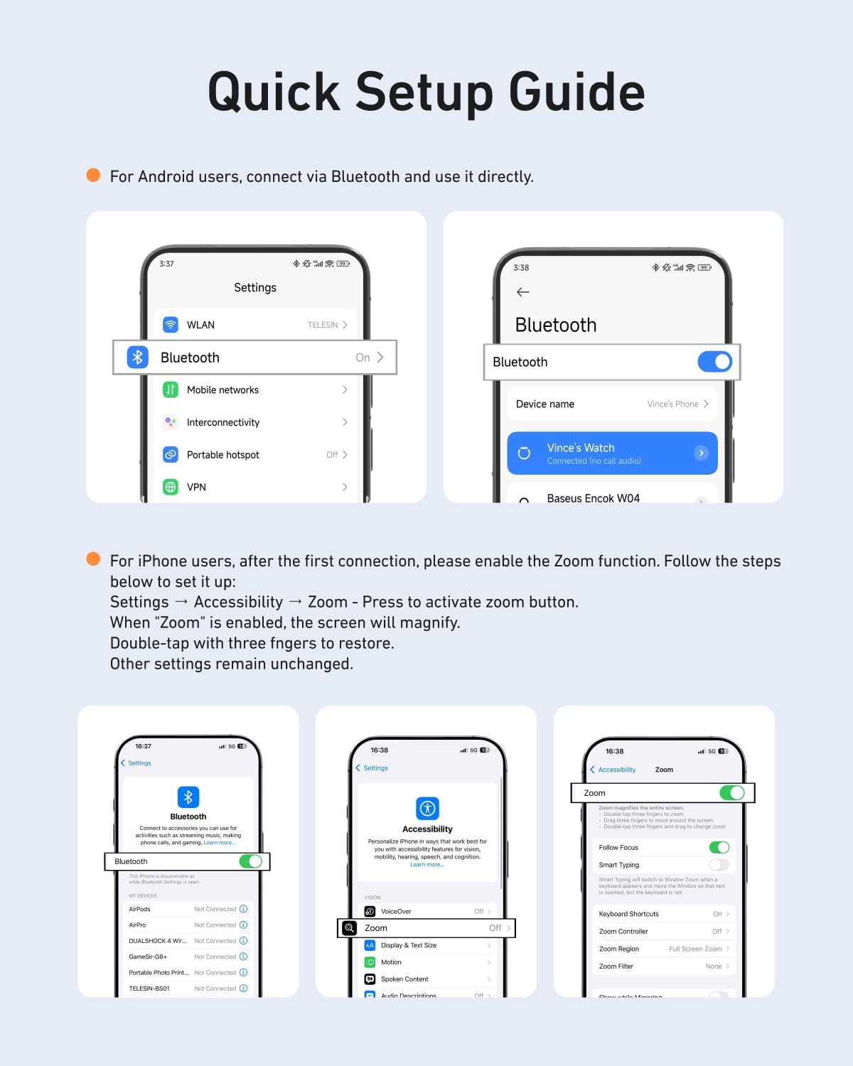 Telesin Fun Shot Magnetic Grip P1-MP-10