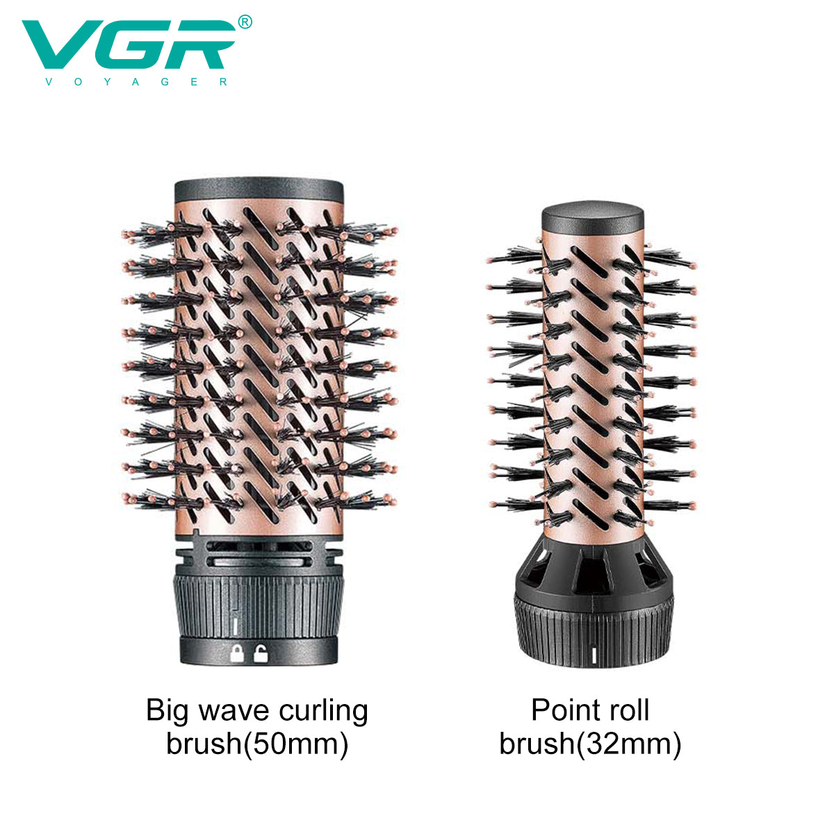 VGR 2in1 Professional Rotating Hot Air Styler V-498