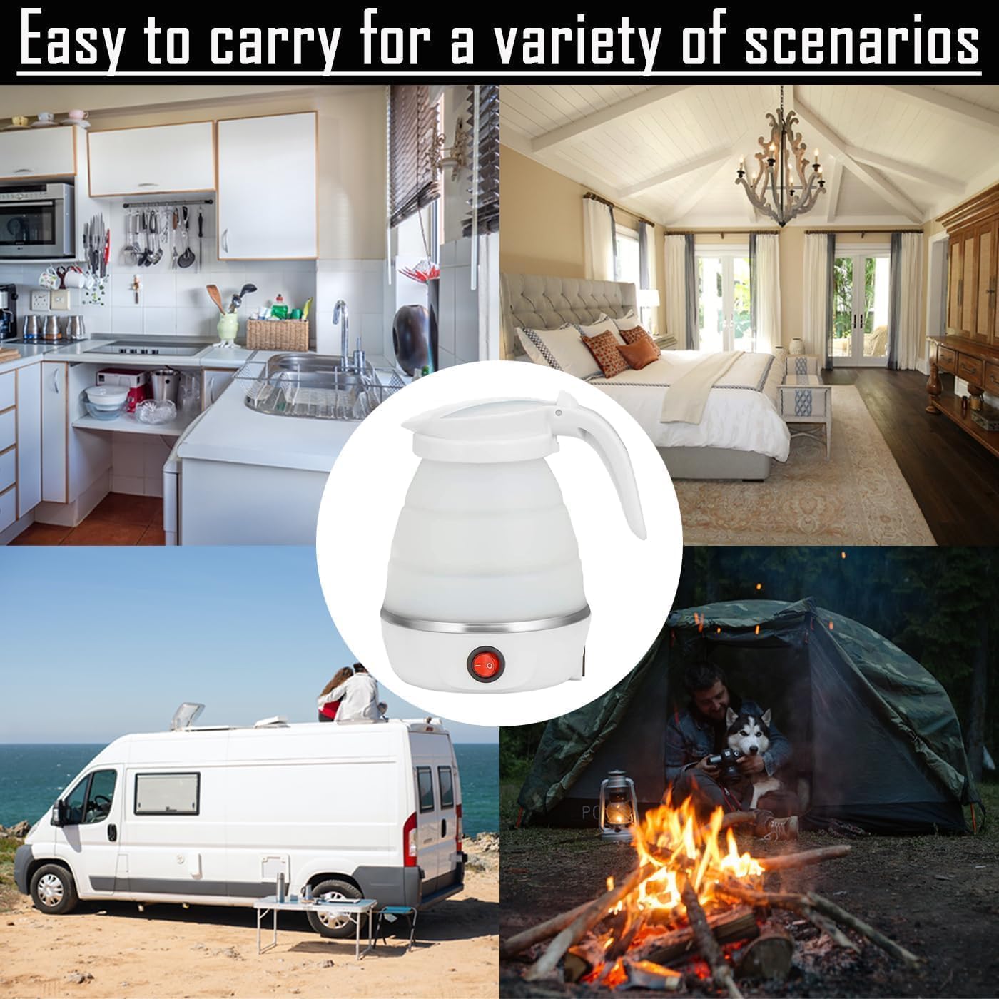 Travel Folding Electric Kettle