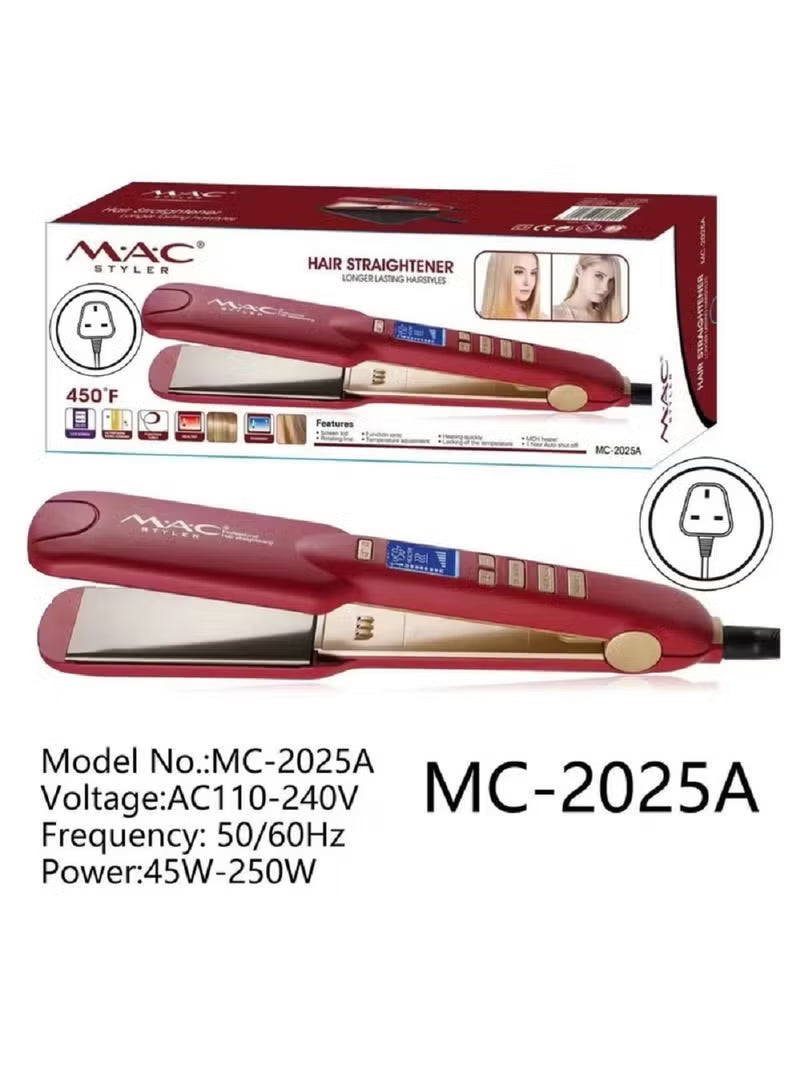 Mac Styler Hair Straightener MC-2025A