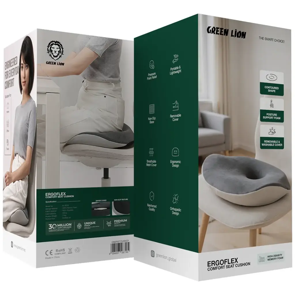 Green Lion Ergoflex Comfort Seat Cushion