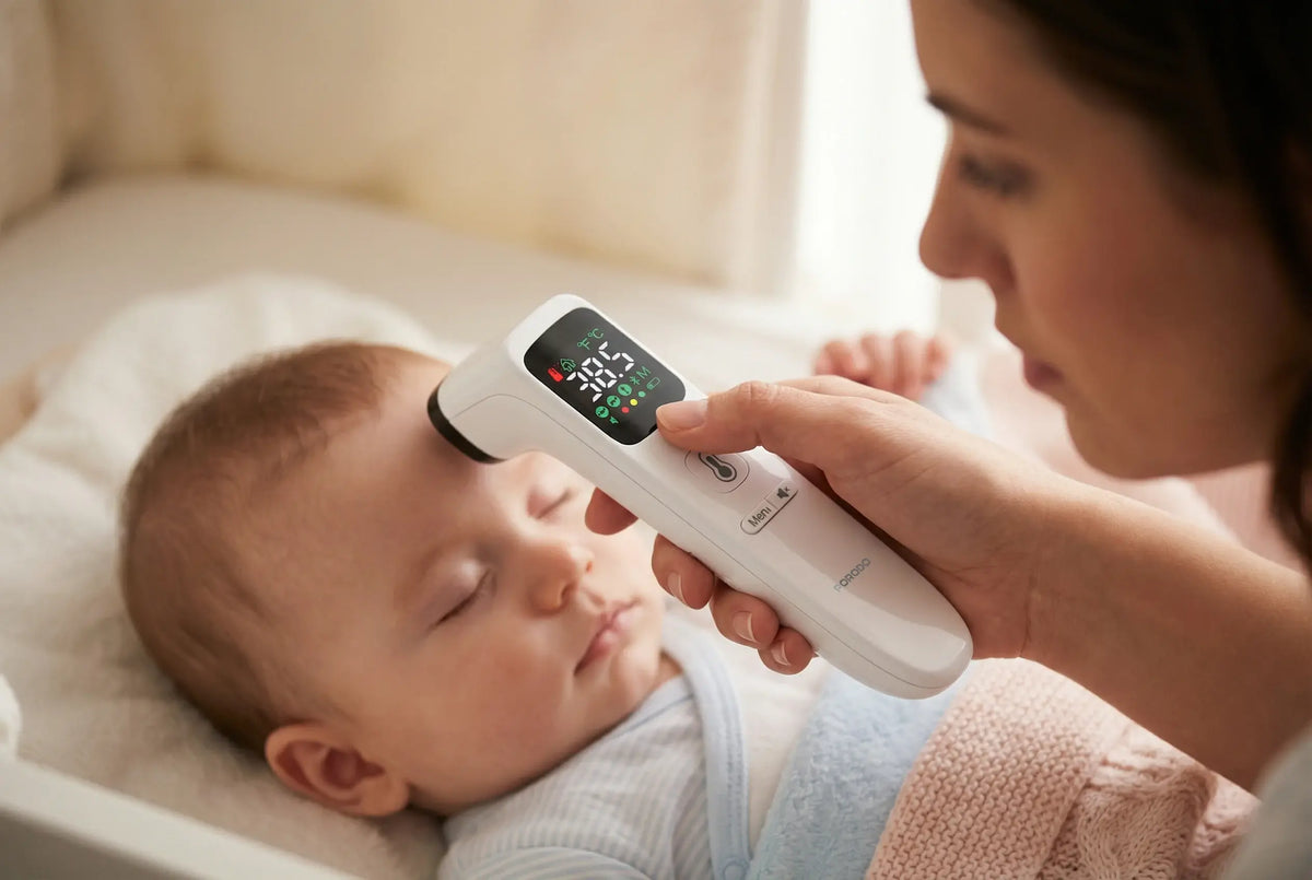 Porodo LiveOn - MULTI-MODE THERMOMETER LED Display