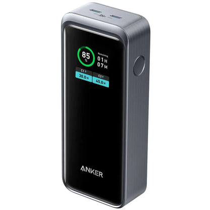 Anker Prime 12,000mAh Power Bank (130W, 2-Port, Smart Display)