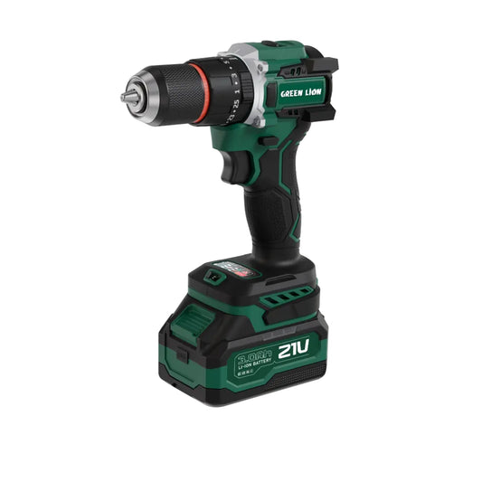 Green Lion GD-16 Pro Drive Cordless Hammer Drill 2*21V 3.0Ah Battery