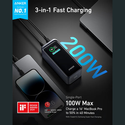 Anker Prime Power Bank (20K, 200W)