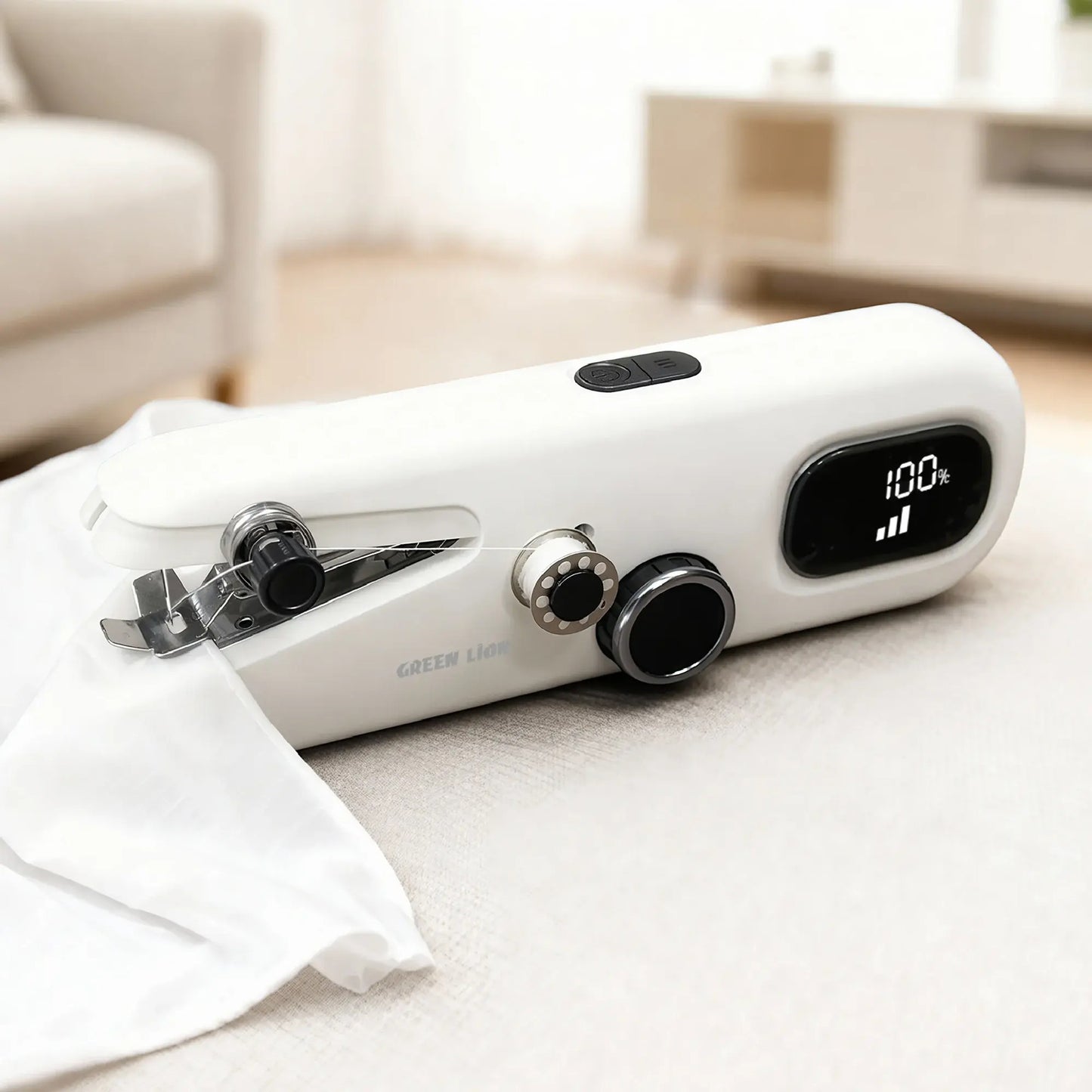 Green Lion Handheld Sewing Machine Portable 2000mAh