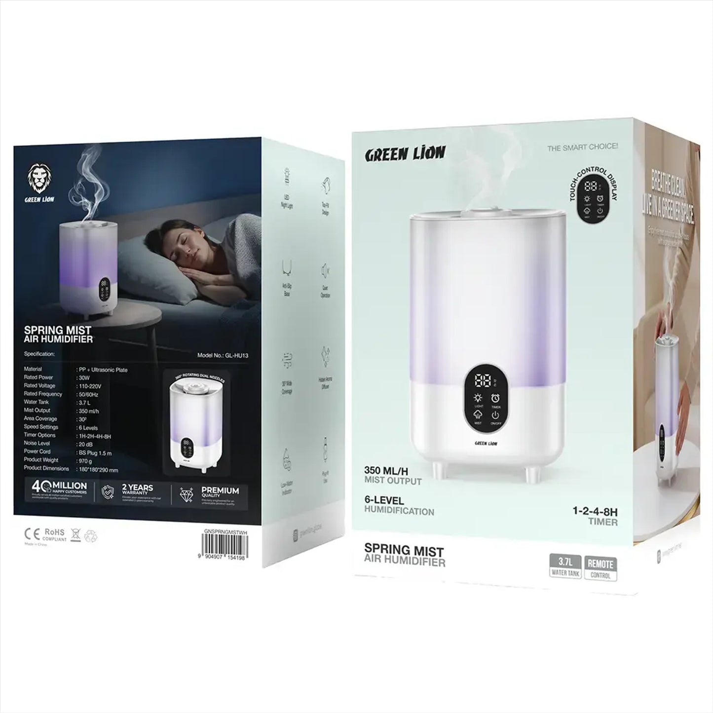 Green Lion Spring Mist Air Humidifier