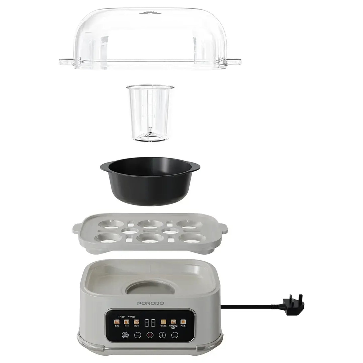 Porodo Lifestyle Poacher Smart Electric Egg Boiler