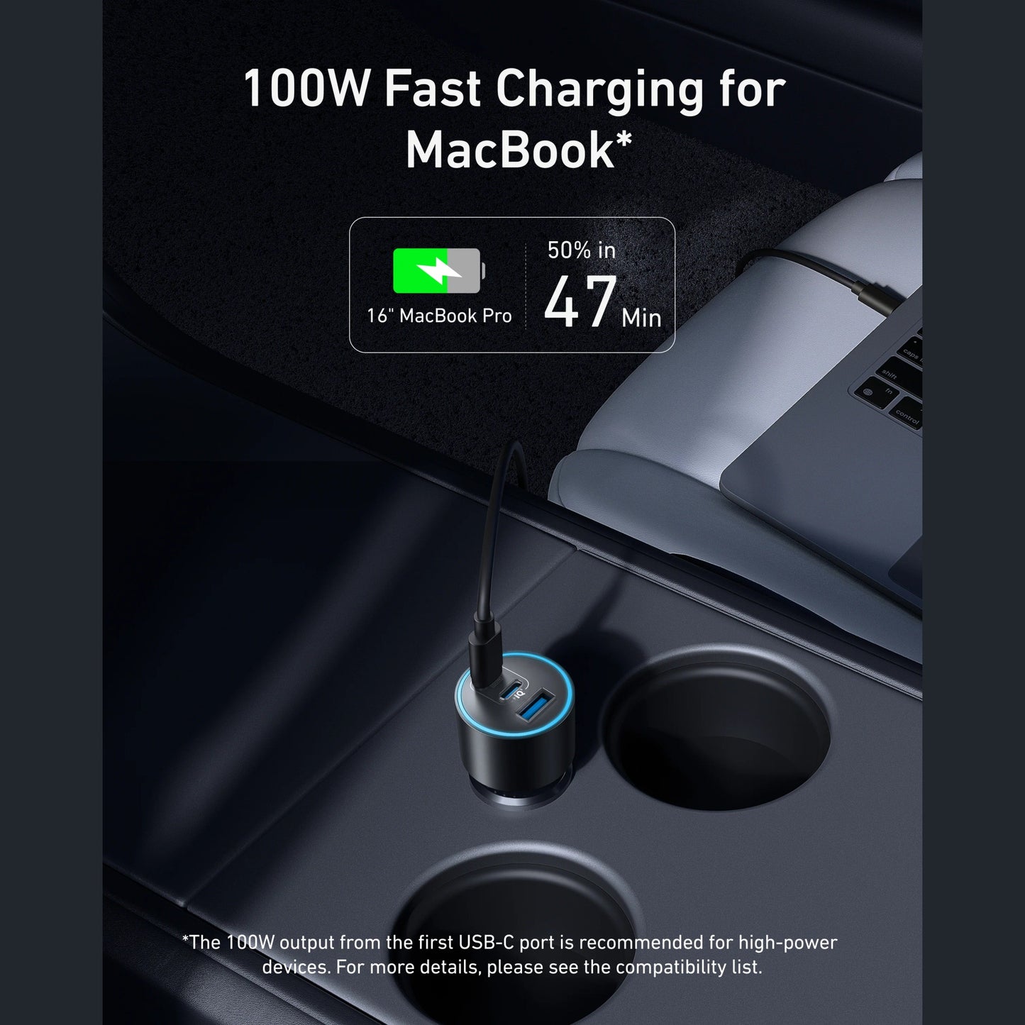 Anker Car Charger (167.5W, 3 Ports)