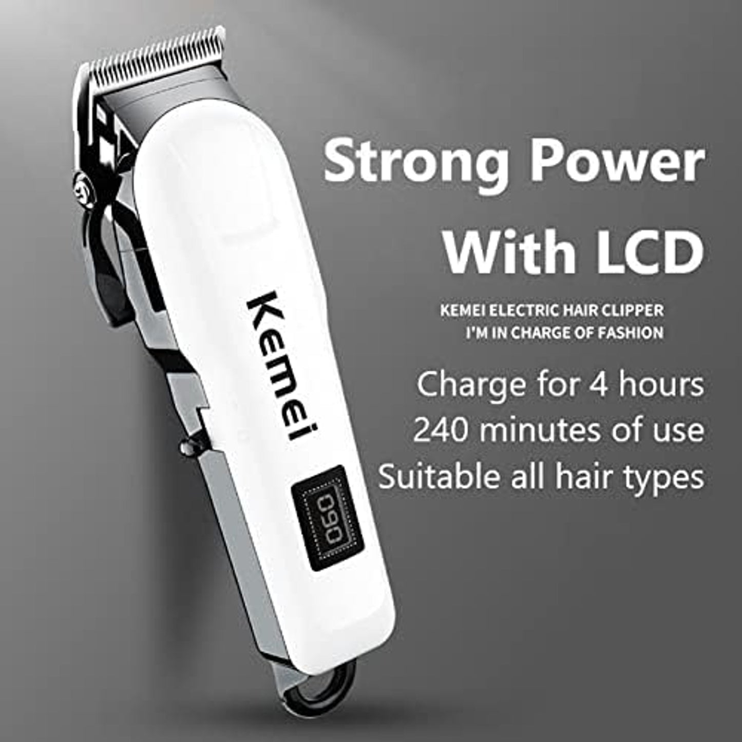 Kemei Rechargeable Hair Clipper KM-809A