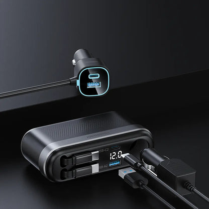 Powerology Currnex 60W Multi-Port Car Charger