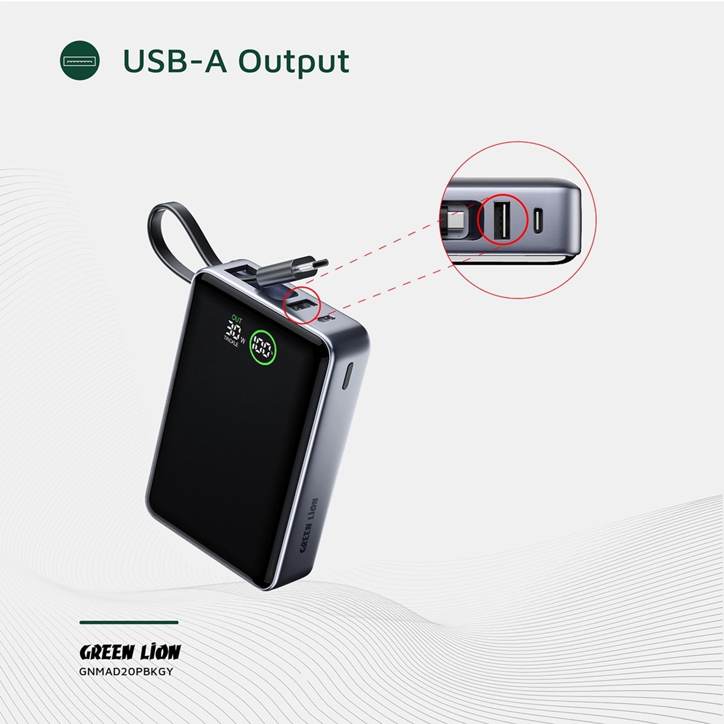 Green Lion Madrid 20 Power Bank 20000mAh PD 35W