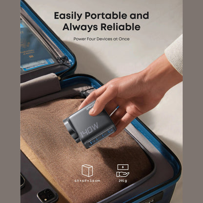 Anker Charger (140W, 4-Port, PD 3.1) with USB-C Cable