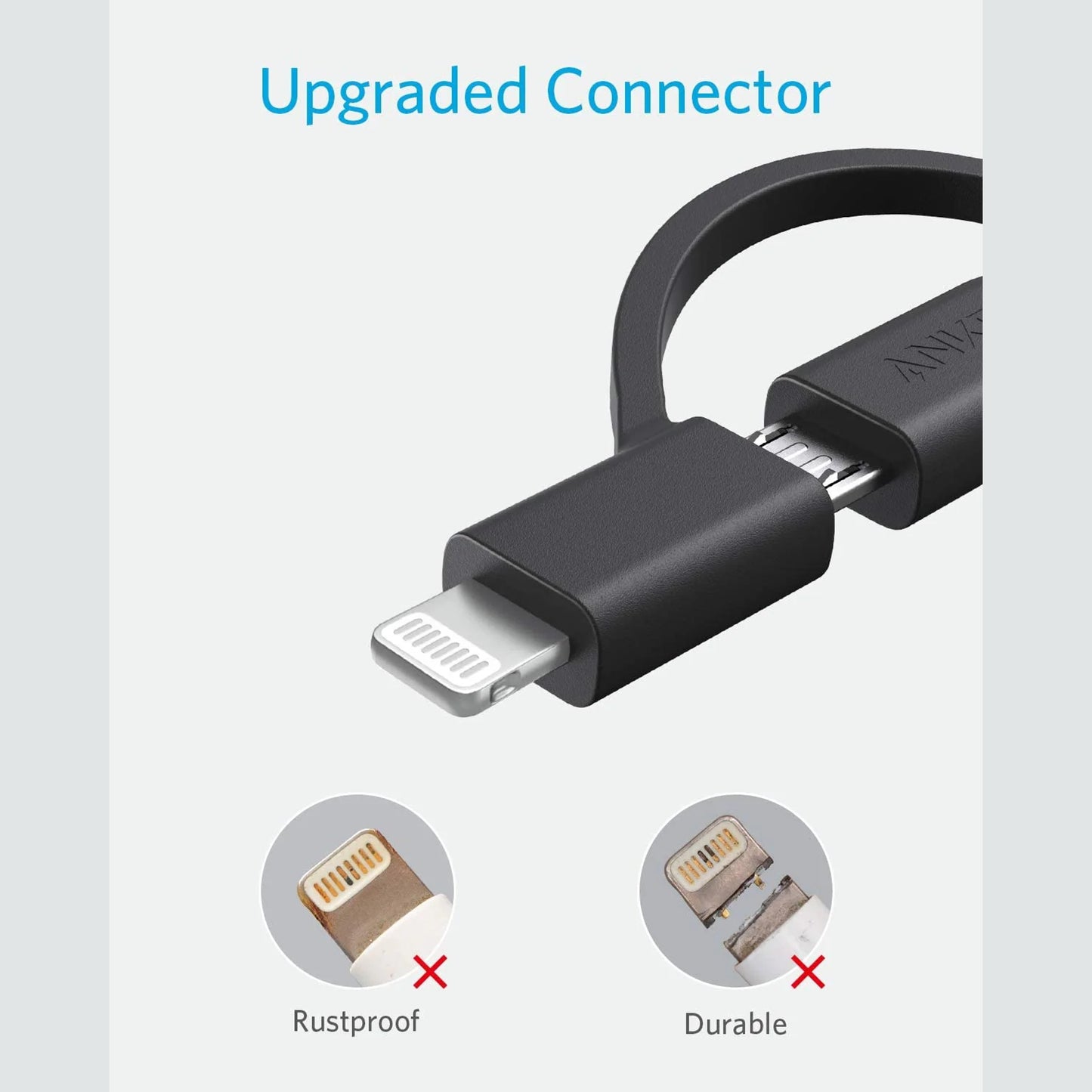 Anker 321 USB-A Cable (0.9m, 3-in-1)
