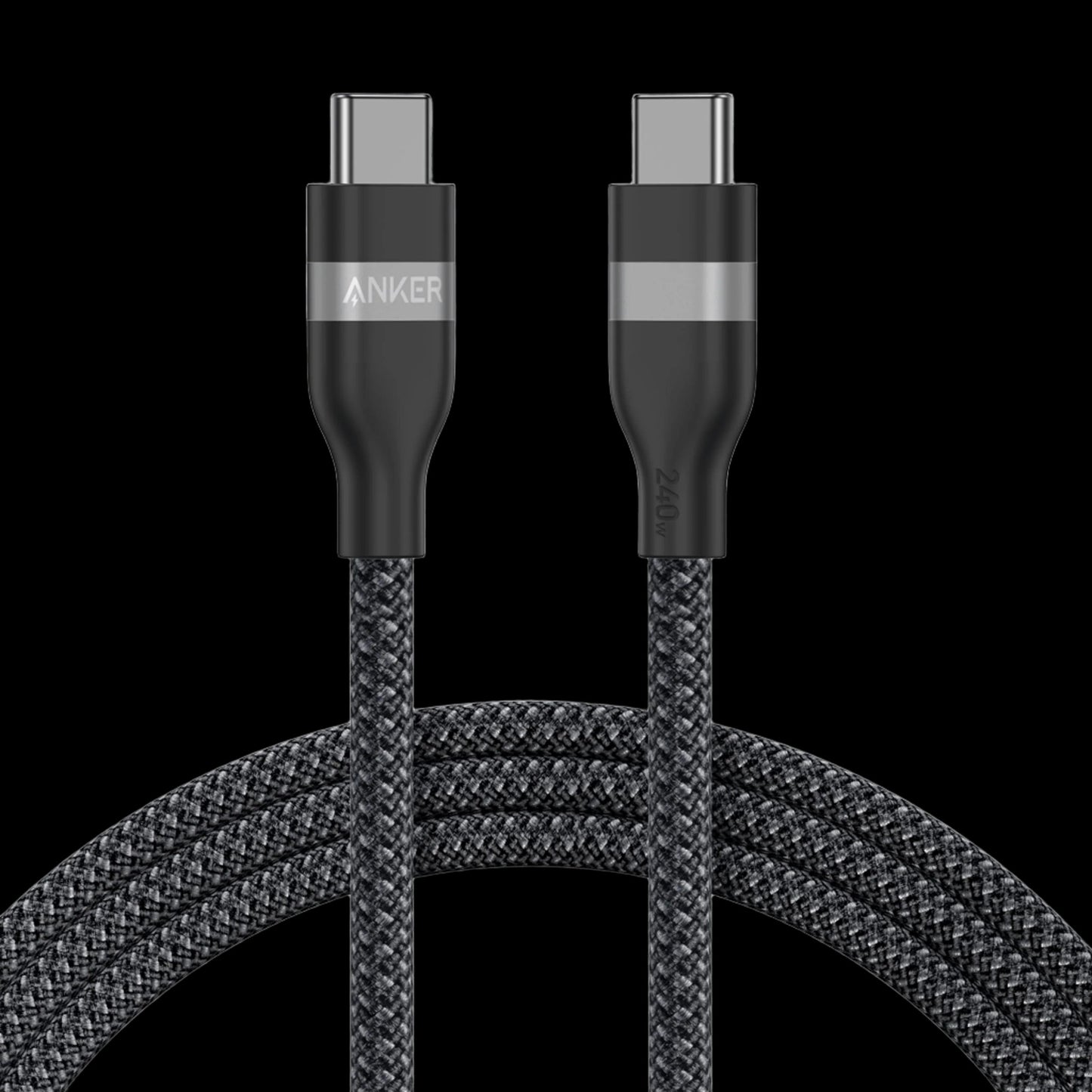Anker USB-C to USB-C Cable (240W, Upcycled-Braided)
