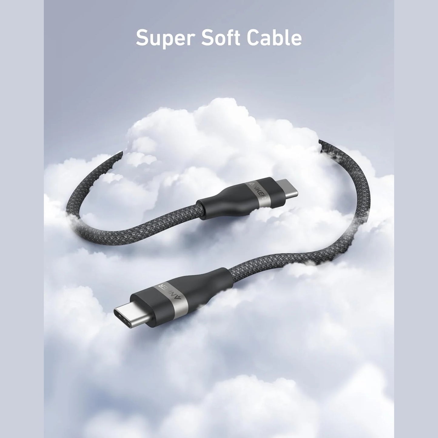 Anker USB-C to USB-C Cable (240W, Upcycled-Braided)
