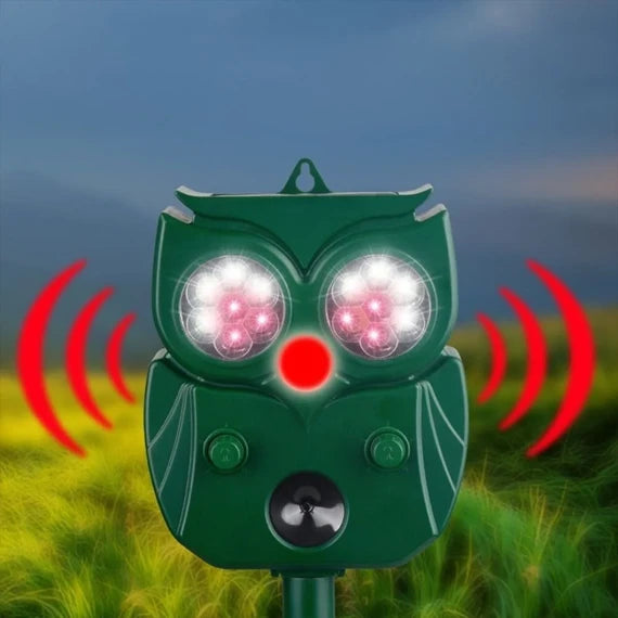 Solar Powered Ultrasonic Animal Repeller