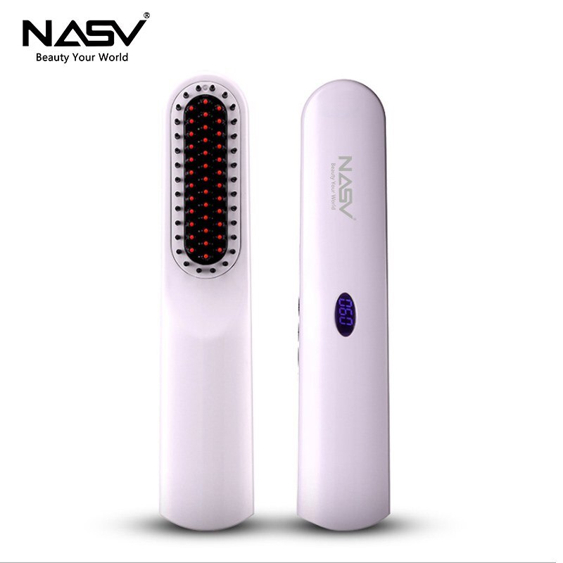 NASV 500 Mini Beard Straightener Comb for Travel/Home