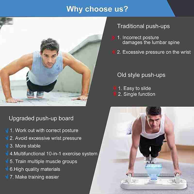 لوح تمرين الضغط متعدد الوظائف