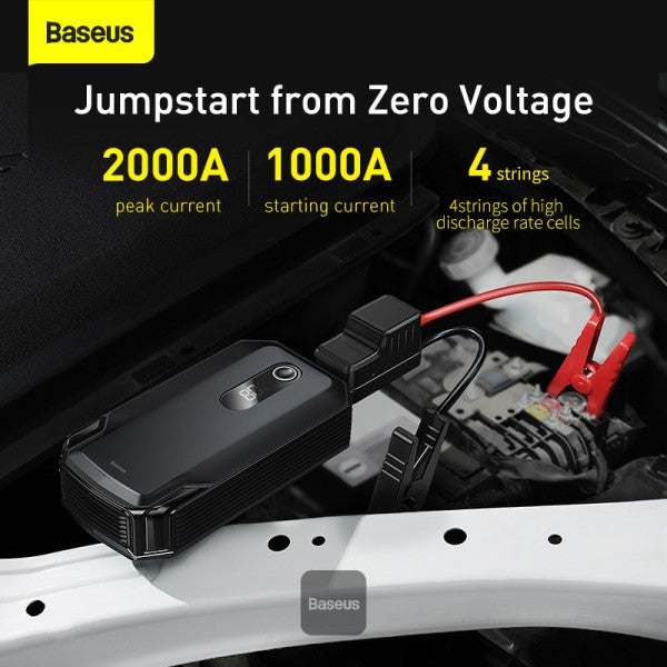 Baseus Super Energy Car Jump Starter (20000mAh, Peak Current 2000A)