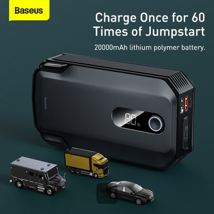 Baseus Super Energy Car Jump Starter (20000mAh, Peak Current 2000A)