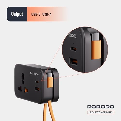 Porodo Universal Wall Socket