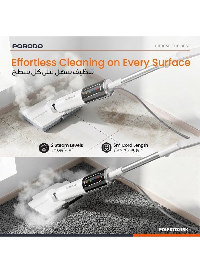 Porodo RapidSteam Touch Control Steam Mop