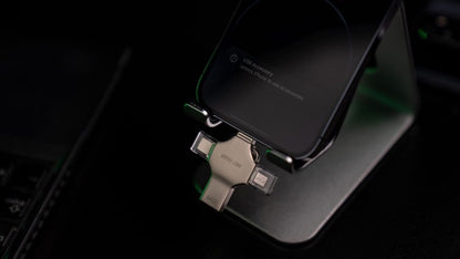 محرك أقراص فلاش USB Green Lion 4 في 1