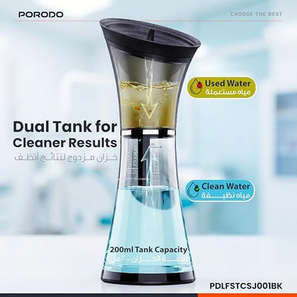 Porodo Opto Electric Ear Wax Cleaner with Omnidirectional Sprinkler Nozzle