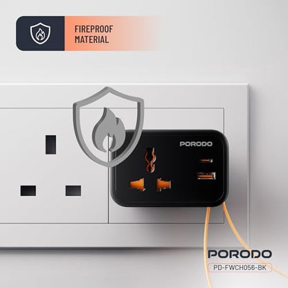 Porodo Universal Wall Socket