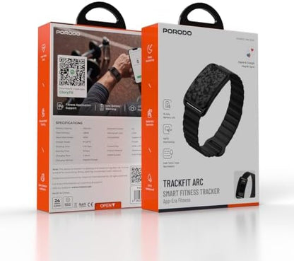 Porodo TrackFit Arc Smart Fitness Tracker with Magnetic Strap