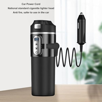 Intelligent Car Electric Kettle 500mL with Touch Screen & Temperature Control