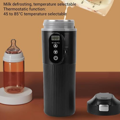Intelligent Car Electric Kettle 500mL with Touch Screen & Temperature Control