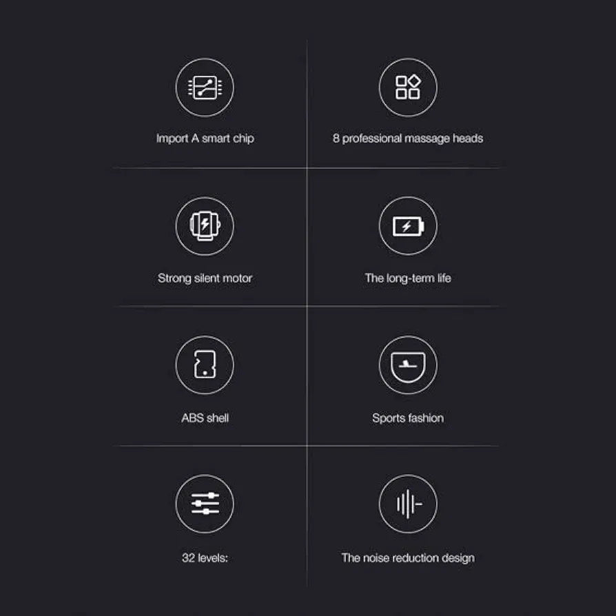 Fascial Gun with 8 Heads HB-003