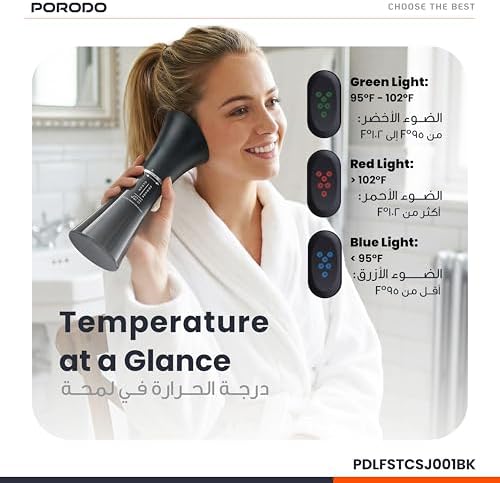 Porodo Opto Electric Ear Wax Cleaner with Omnidirectional Sprinkler Nozzle
