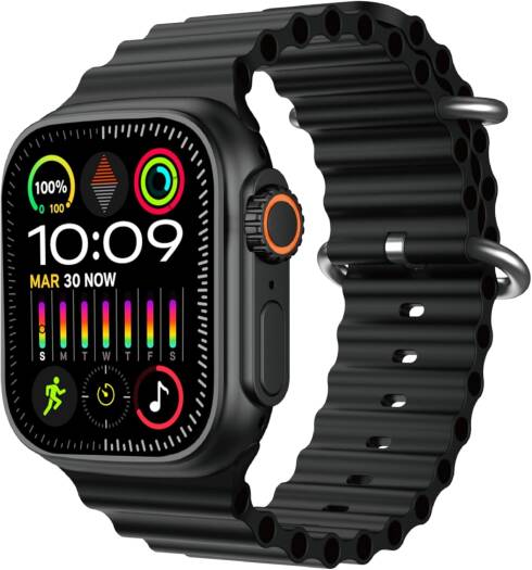 G-Tab FT8 Pro Ultra Smart Watch - Black