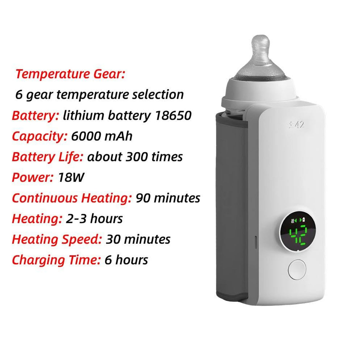 Rechargable Baby Bottle Warmer NNQ-2