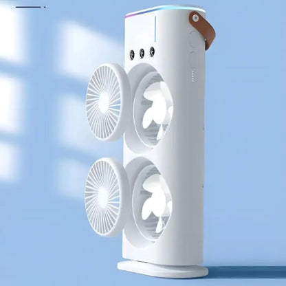 Double-Ended Spray Fan Portable Air Cooler