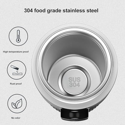 Intelligent Car Electric Kettle 500mL with Touch Screen & Temperature Control