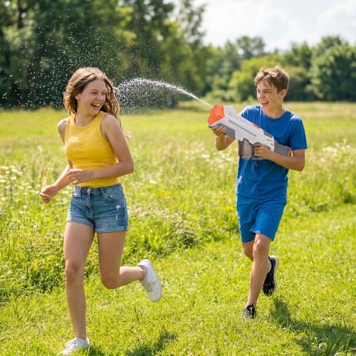 Porodo Captain Splash Electric Suction Power Water Gun with 350ml Water Tank Capacity