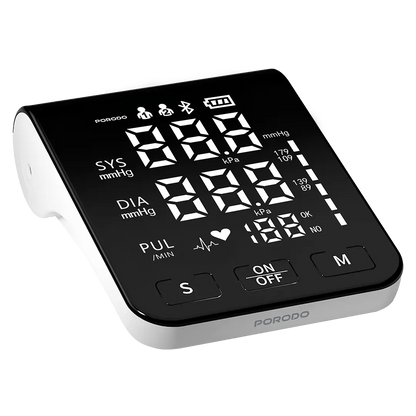 Porodo LiveOn - Digital Blood Pressure Monitor with Dual-User Memory