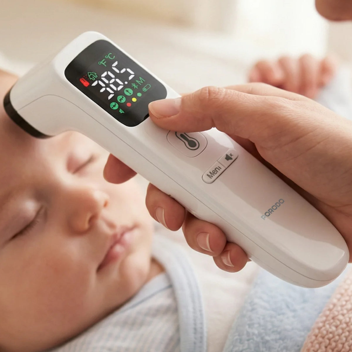 Porodo LiveOn - MULTI-MODE THERMOMETER LED Display
