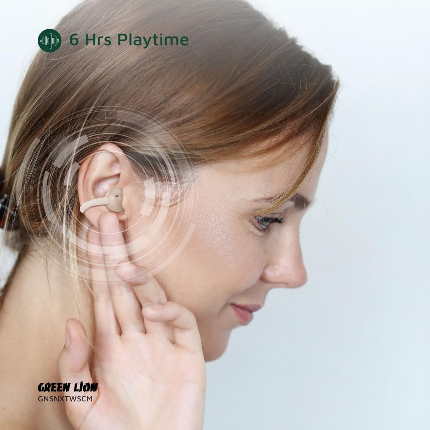 Green Lion Sonix Clip On Earbuds