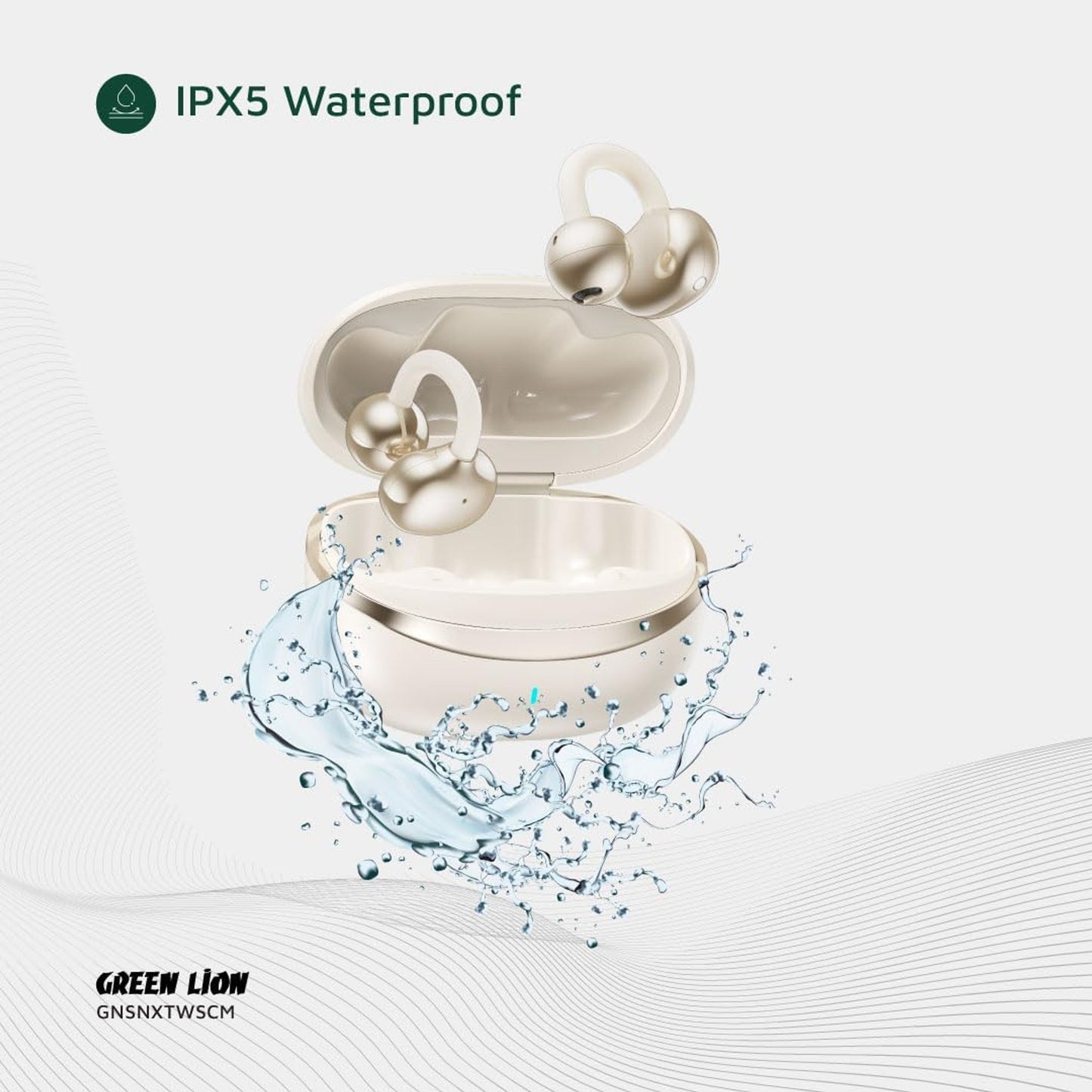 Green Lion Sonix Clip On Earbuds