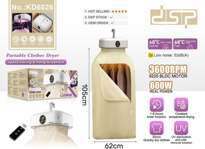 Dsp Portable Clothes Dryer - KD6026
