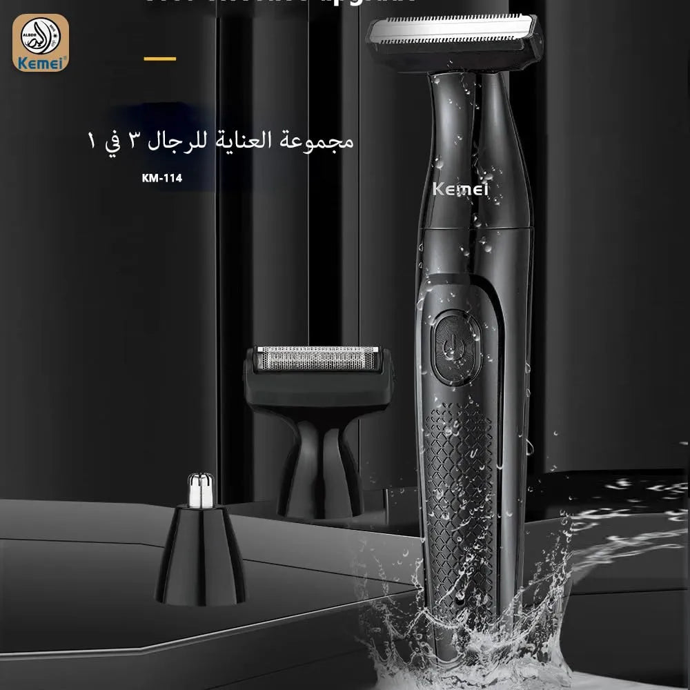 Kemei  3in1 Body Trimmer KM-114