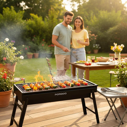 Porodo Portable Folding Large BBQ Grill