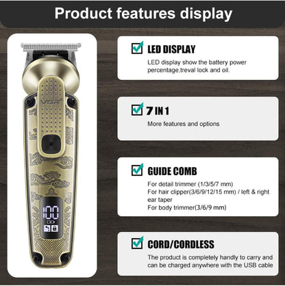 VGR 6-In-1 Professional Grooming Kit V-095